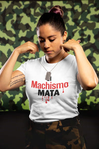 LSC Swag Model White El Machismo Mata Eco-Friendly T-Shirt