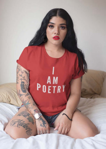 LSC's I am Poetry Eco-Friendly Short-Sleeve Unisex T-Shirt - LSC Swag