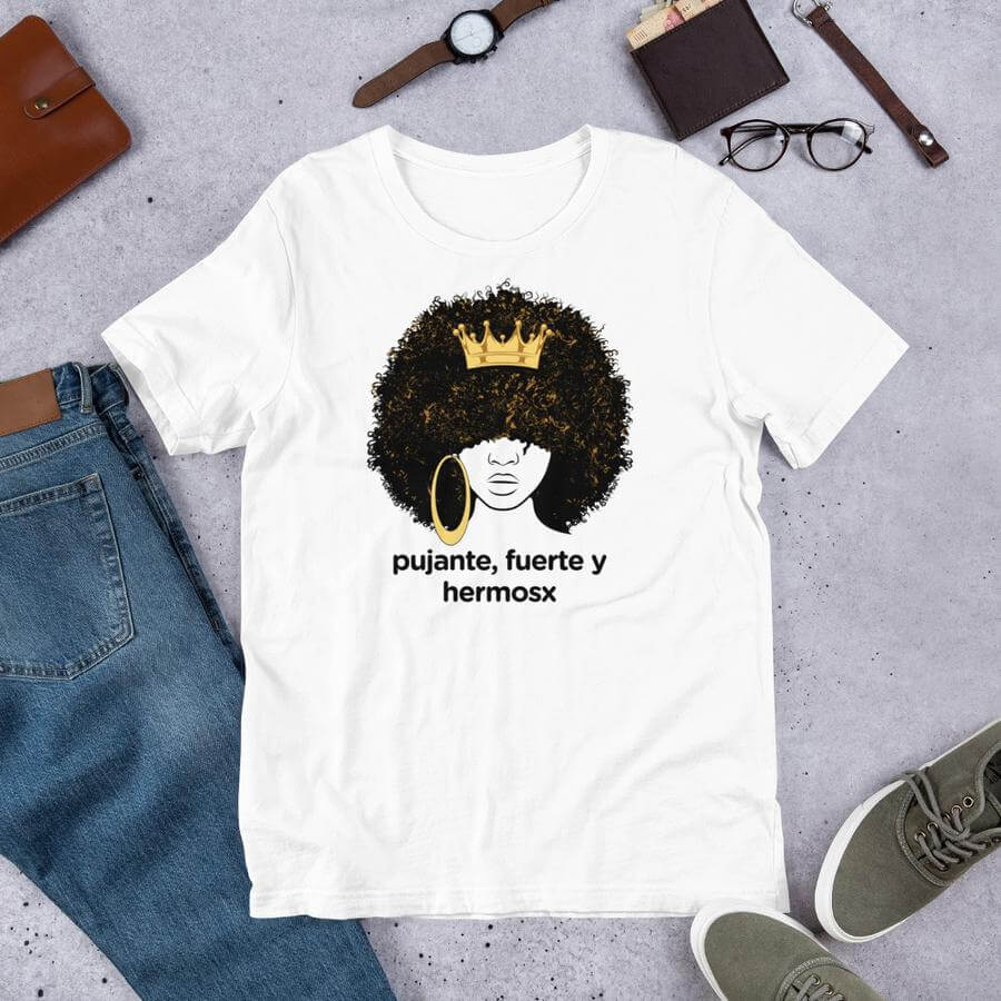LSC’s Pujante Fuerte y Hermosx Eco-Friendly Short-Sleeve Unisex T-Shirt - LSC Swag