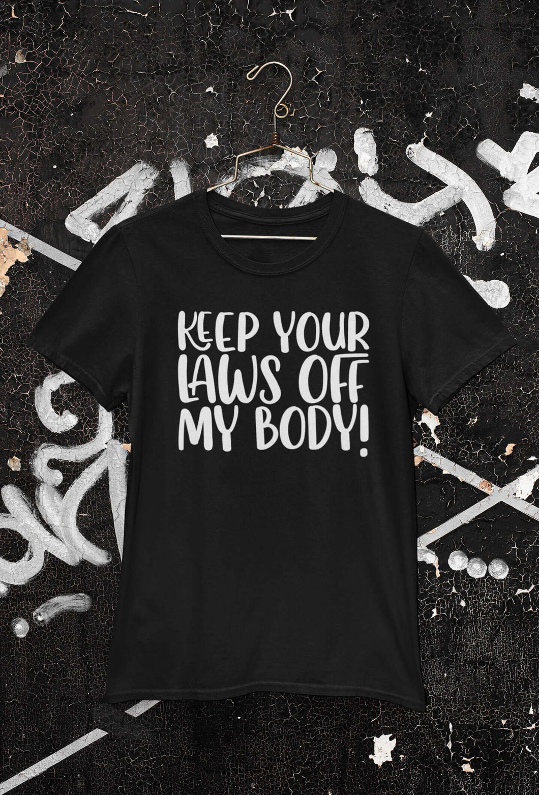 LSC Swag Black Keep Your Laws Off My Body Eco-Friendly T-Shirt