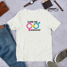 Load image into Gallery viewer, LSC Swag Gender Equality Eco-Friendly Unisex T-Shirt In Ash