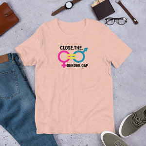 LSC Swag Gender Equality Eco-Friendly Unisex T-Shirt In Heather Prism Peach