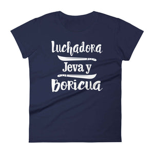 LSC's Luchadora Jeva y Boricua Women's short sleeve t-shirt - LSC Swag