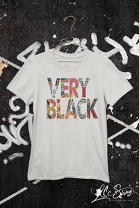 LSC Swag Very Black Eco-Friendly Unisex T-Shirt in Silver
