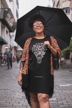 Load image into Gallery viewer, LSC’s Tribal Beauty Organic cotton t-shirt dress