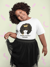 Load image into Gallery viewer, LSC’s Pujante Fuerte y Hermosx Eco-Friendly Youth Short Sleeve T-Shirt - LSC Swag