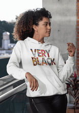 Load image into Gallery viewer, LSC Swag Model Very Black Eco-Friendly Unisex hoodie in White