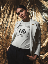 Load image into Gallery viewer, LSC Swag Model Fluyo Unisex T-Shirt in White