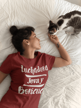 Load image into Gallery viewer, LSC&#39;s Luchadora Jeva y Boricua Women&#39;s short sleeve t-shirt - LSC Swag