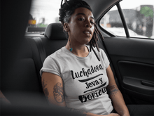 Load image into Gallery viewer, LSC&#39;s Luchadora Jeva y Boricua Women&#39;s short sleeve t-shirt - LSC Swag