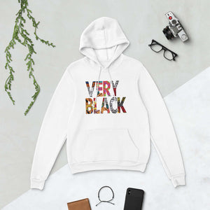 LSC Swag Very Black Eco-Friendly Unisex hoodie in White