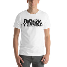 Load image into Gallery viewer, LSC&#39;s Rebeldia y Libertad Eco-Friendly Short-Sleeve Unisex T-Shirt